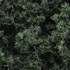 Woodland Fine-Leaf Foliage Dark Green Model Railroad Grass Earth #f1130