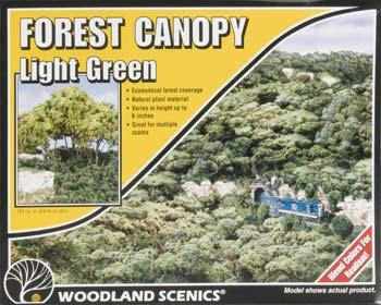 Woodland Forest Canopy Light Green Model Railroad Tree #f1660