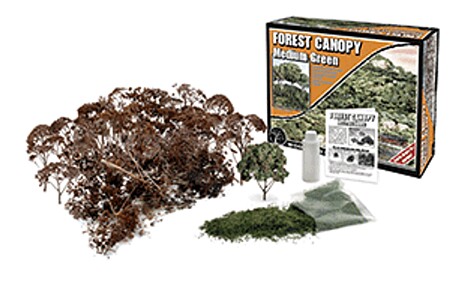 Woodland Forest Canopy Medium Green Model Railroad Tree #f1661