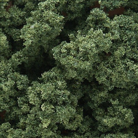 Woodland Bushes Clump Foliage Medium Green Model Railroad Grass Earth #fc146