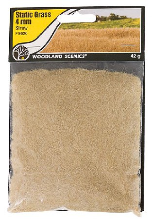 Woodland Static Grass, Straw Green 4mm
