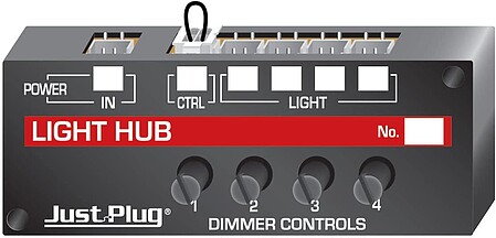 Woodland Just Plug Light Hub Model Railroad Lighting Kit #jp5701