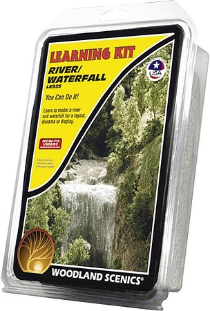 Woodland River/Waterfall Learning Kit Model Railroad Scenery Supply #lk955