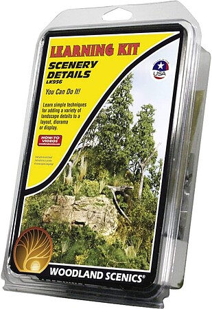 Woodland Scenery Details Learning Kit Model Railroad Scenery Supply #lk956