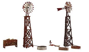 Woodland Pre-Fab Windmills HO Scale HO Scale Model Railroad Trackside Accessory #pf5192