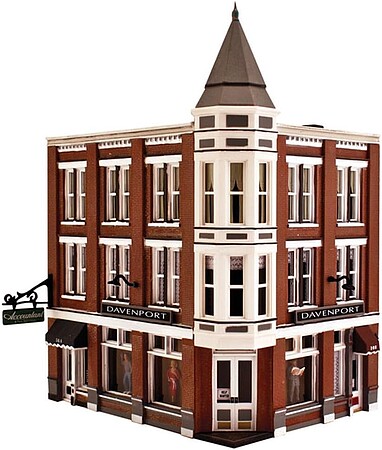 Woodland Davenport Department Store N Scale Model Railroad Building #pf5214