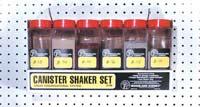 Woodland Canister Shaker Set 32 oz (6) Model Railroad Scenery Supply #s199