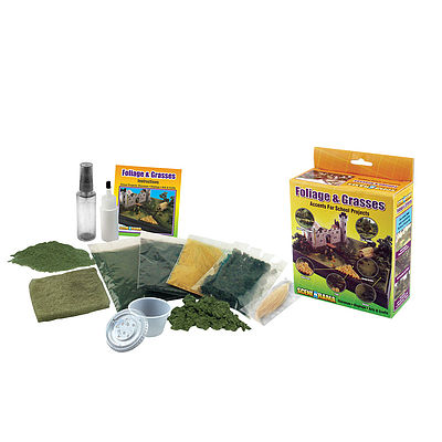 Woodland Scene-A-Rama Bushes/Foliage/Grasses Kit