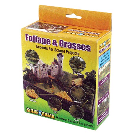 Woodland Scene-A-Rama Bushes/Foliage/Grasses Kit