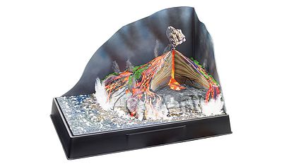 Woodland Scene-A-Rama Volcano Kit Plastic Model Diorama Kit #sp4135