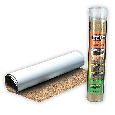 Woodland S-A-R Desert Sand Ready grass Sheet (10-3/4x16-1/4) Hobby and Model Diorama Kit #sp4162