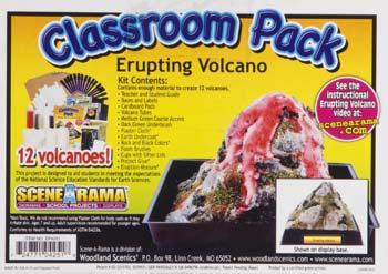 Woodland Erupting Volcano Classroom Pack (12)
