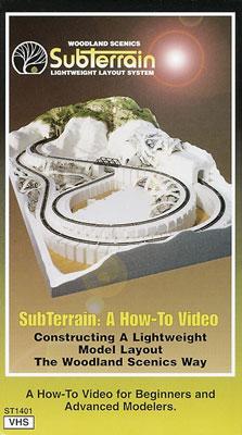 Woodland Sub Terrain How-To VHS Hobby Model DVD Video Tape General #st1401