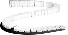 4% Incline Sets 2 each (4) 8 Total Model Railroad Foam #st1411