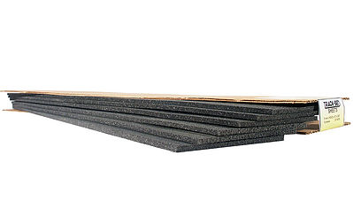 Woodland Flexible Track-Bed Foam 3mm 3.25 x24 (6) N Scale N Scale Model Train Track Roadbed #st1460
