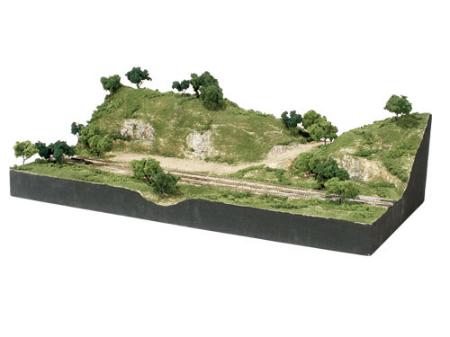 N-Scale 2 Stone Abutments 1:160 Model Train Detail Accessories/Layout 