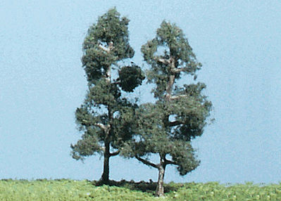 Woodland Softwood Pine Trees 3.25 (5) Model Railroad Tree #tk14