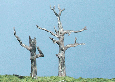 Woodland Metal Tree Trunk Armature Kit Dead Trees (5) Model Railroad Tree #tk22