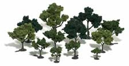 Woodland Tree Kits 3/4 - 3 (36) Model Railroad Tree #tr1101