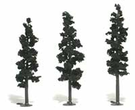 Woodland Pine Trees 6 - 8 (16) Model Railroad Tree #tr1106