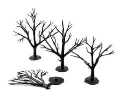 Woodland Deciduous Tree Armatures 3''- 5'' (28) Model Railroad Tree #tr1122