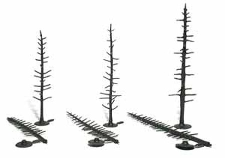 Woodland Scenic Accents Assembled Tree Armatures 4-6 (44) Model Railroad Tree #tr1125