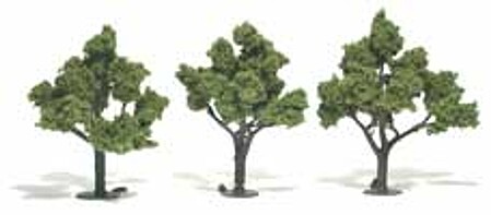 Woodland Scenic Accents Assembled Tree Light Green 4-5 (3) Model Railroad Tree #tr1509