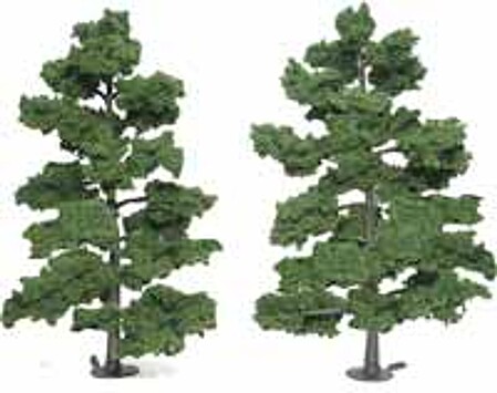 Woodland Scenic Accents Assembled Tree Medium Green 8-9 (2) Model Railroad Tree #tr1519