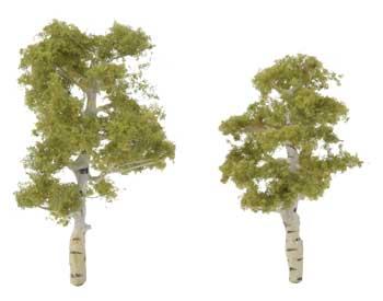 Woodland Ready Made Premium Trees Deciduous Aspen 1 Each - 2-1/4 & 2-3/4 Model #tr1612