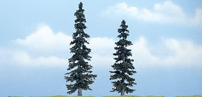Woodland Ready Made Premium Trees Spruce 1 Each 4-7/8 & 4'' Model Railroad Tree #tr1621