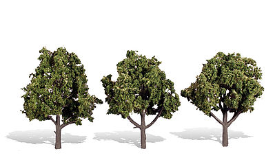 Woodland Sun Kissed Trees 4 - 5 (3) Model Railroad Trees #tr3510