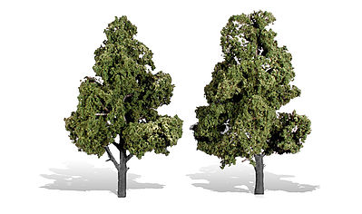 Woodland Sun Kissed Trees 7 - 8 (2) Model Railroad Mold Accessory #tr3518
