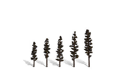 Woodland Standing Timber Trees 2 1/2 - 4 (5) Model Railroad Trees #tr3560