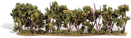 Woodland Hedge Row 1 - 2 Model Railroad Mold Accessory #tr3581