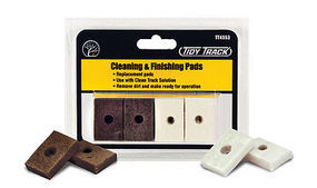 Woodland Tidy Track Cleaning/Finishing Pads HO Scale Nickel Silver Model Train Track #tt4553