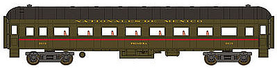 WheelsOfTime Harriman Coach Nationales de Mexico #3873 N Scale Model Train Passenger Car #361