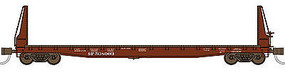 Welded Fish Belly Bulkhead Flatcar Southern Pacific N Scale Model Train Freight Car #50000