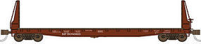 Welded Fish Belly Bulkhead Flatcar Southern Pacific N Scale Model Train Freight Car #50001