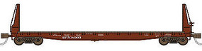 WheelsOfTime Welded Fish Belly Bulkhead Flatcar Southern Pacific N Scale Model Train Freight Car #50002