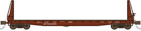 WheelsOfTime Welded Fish Belly Bulkhead Flatcar Southern Pacific N Scale Model Train Freight Car #50004 WheelsOfTime Welded Fish Belly Bulkhead Flatcar Southern Pacific N Scale Model Train Freight Car #50004