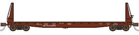 Welded Fish Belly Bulkhead Flatcar Southern Pacific N Scale Model Train Freight Car #50006