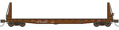 WheelsOfTime 536 Welded Fish Belly Bulkhead Flatcar SP 508285 N Scale Model Train Freight Car #50018