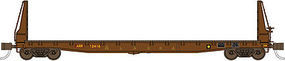 70-Ton 53'6'' Welded Fish Belly Bulkhead Flatcar ARR N Scale Model Train Freight Car #50033