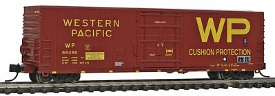 WheelsOfTime PC&F 50 70-Ton RBL Insulated Plug-Door Boxcar WP N Scale Model Train Freight Car #61025