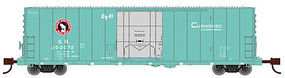 50' 70 Ton Boxcar Great Northern #200017 N Scale Model Train Freight Car #61070
