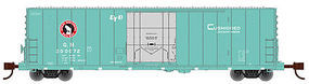 50' 70 Ton Boxcar Great Northern #200072 N Scale Model Train Freight Car #61075