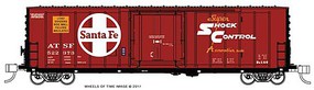 WheelsOfTime N PC&F 50' BOXCAR ATSF 522571 WheelsOfTime N PC&F 50' BOXCAR ATSF 522571