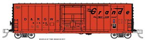 WheelsOfTime N PC&F 50' BOXCAR D&GRW 61569 WheelsOfTime N PC&F 50' BOXCAR D&GRW 61569