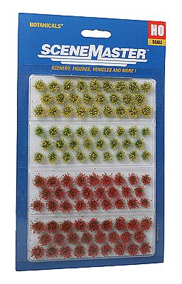 Walthers-Acc Blooming Flowers Botanicals(TM) 105 Pack HO Scale Model Railroad Grass Earth #1105