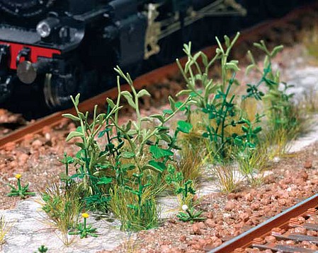 Walthers-Acc Trackside Weeds Kit Model Railroad Grass Earth #1118